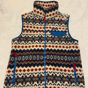 NWT Unisex Patagonia Fleece Vest, Multicolor, Size Medium